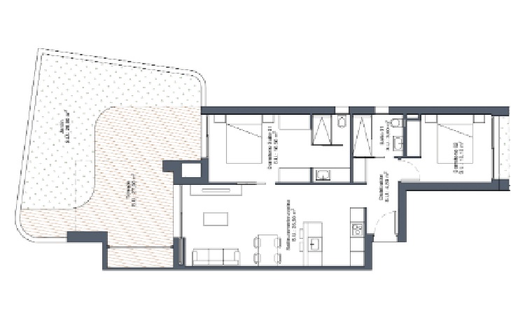 Apartament w Rojales, Alicante, Hiszpania 2 sypialnie, 74 mkw. nr 145323