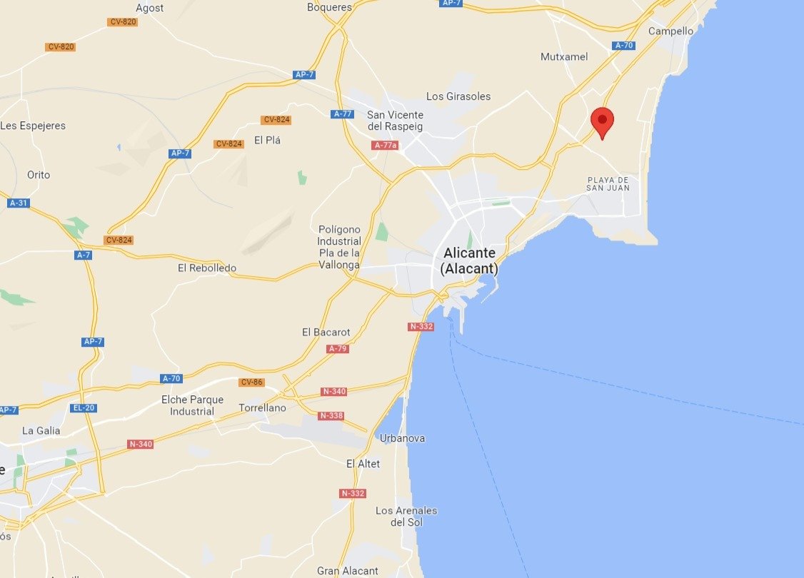 Apartamento en San Juan, Alicante, España 3 dormitorios, 62 m2 No. 165134