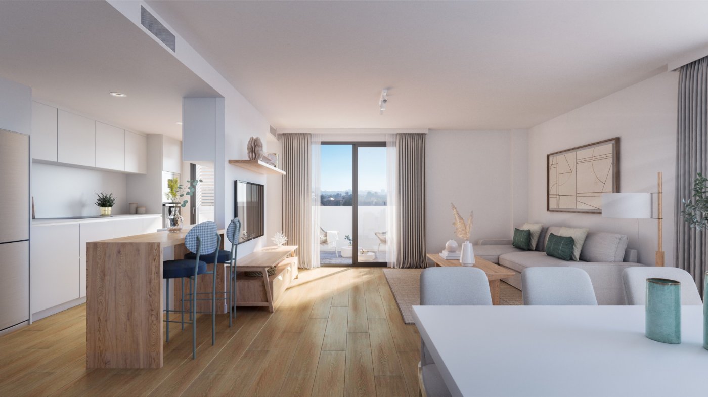 Apartamento en San Juan, Alicante, España 3 dormitorios, 62 m2 No. 165134