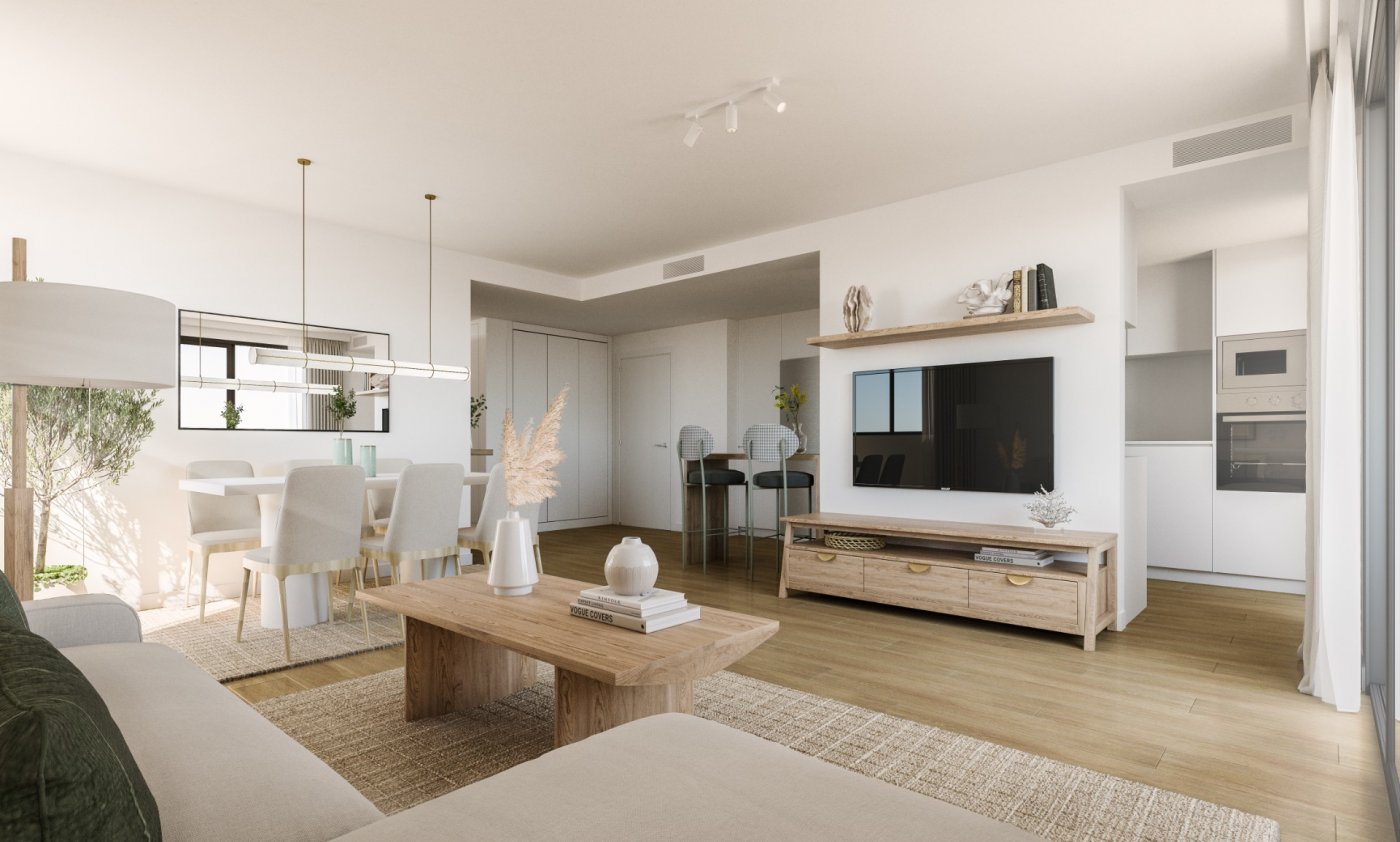 Apartamento en San Juan, Alicante, España 3 dormitorios, 62 m2 No. 165134