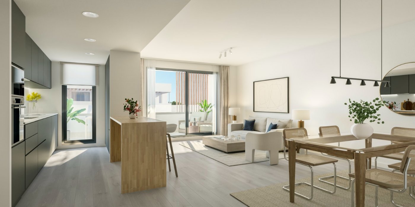 Apartment in San Juan, Alicante, Spain 2 bedrooms, 92 sq.m. No. 165136