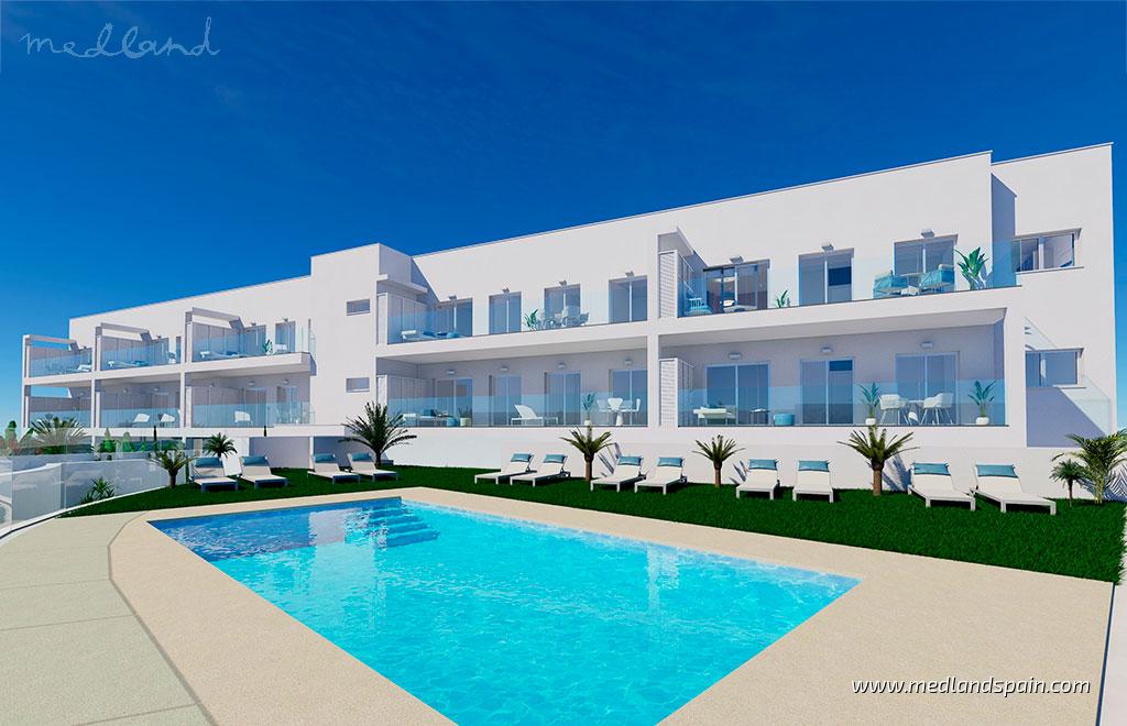 Apartament w Mojacar, Almeria, Hiszpania 3 sypialnie, 101 mkw. nr 191708