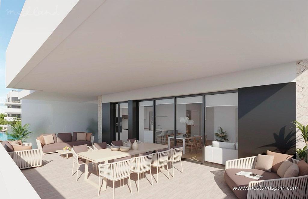 Huoneisto La Nucia, Alicante, Espanja 3 makuuhuonetta, 87 m2 No. 191706