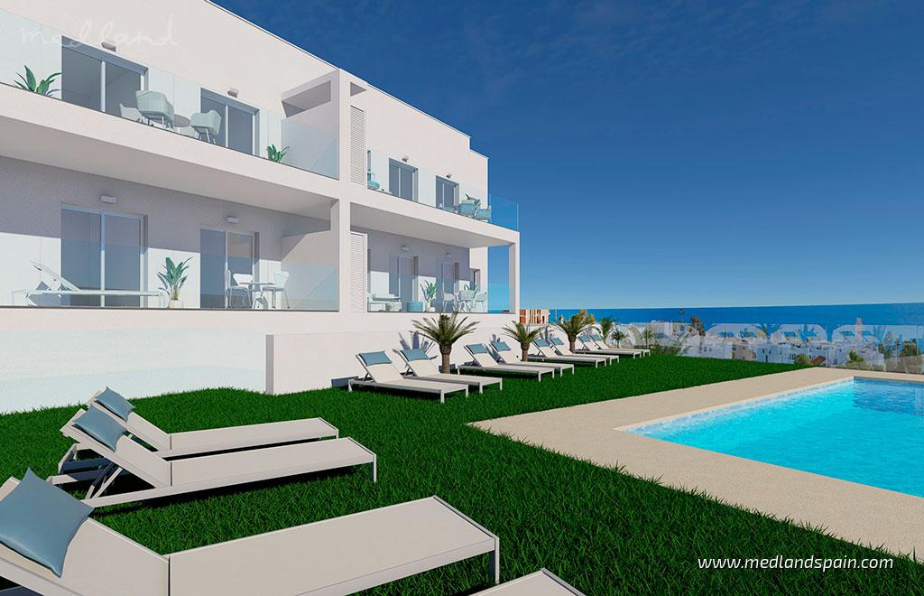 Apartment à Mojacar, Almeria, Espagne 2 chambres, 82 m2 No. 191707
