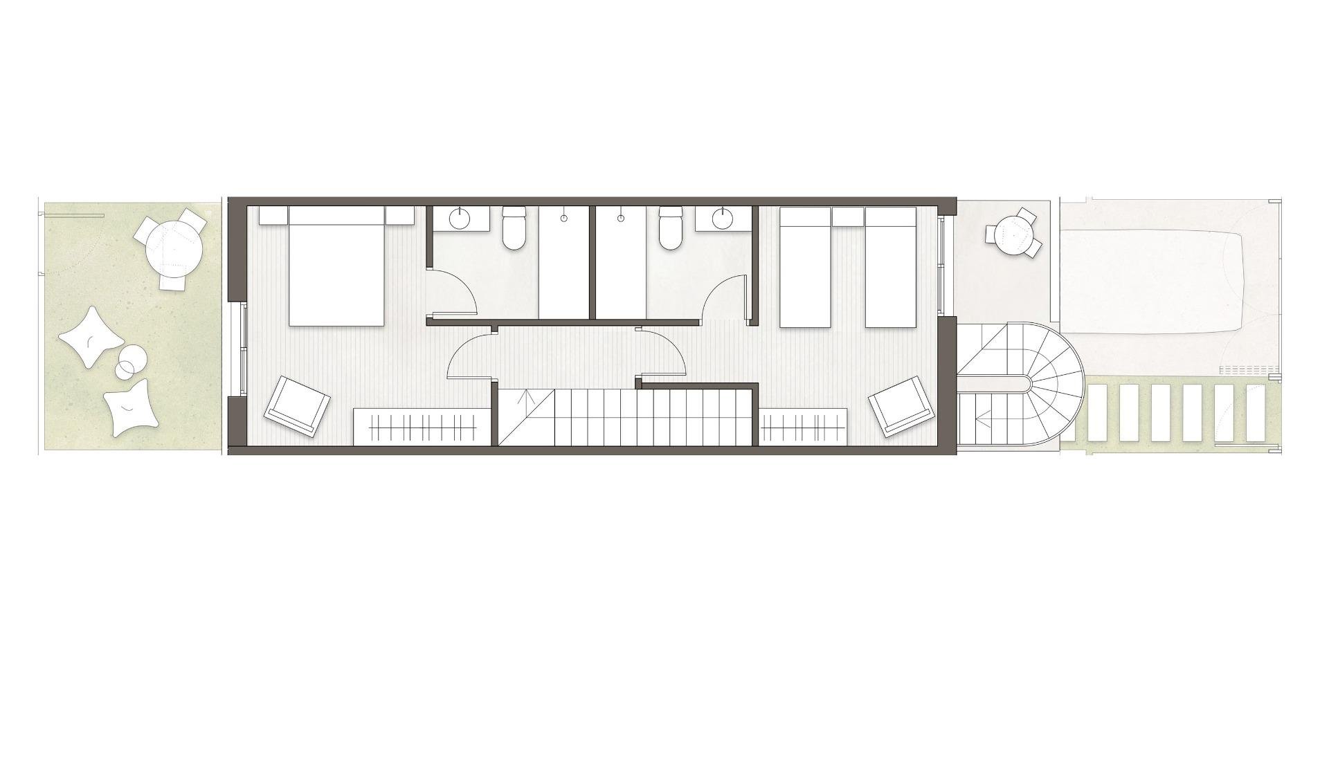 Dvīņu māja Pilar de la Horadada, Alicante, Spānijā 2 istabas, 91 m2 Nr. 135303