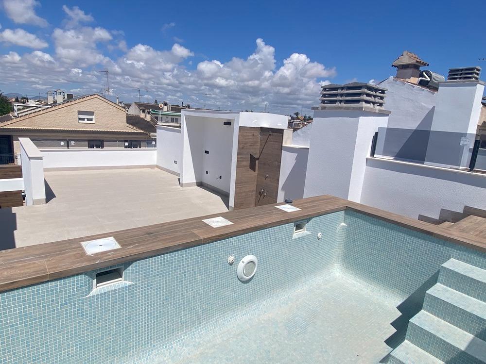 Bungalow i San Pedro del Pinatar, Murcia, Spanien 2 sovrum, 78 kvm. Nr. 135305