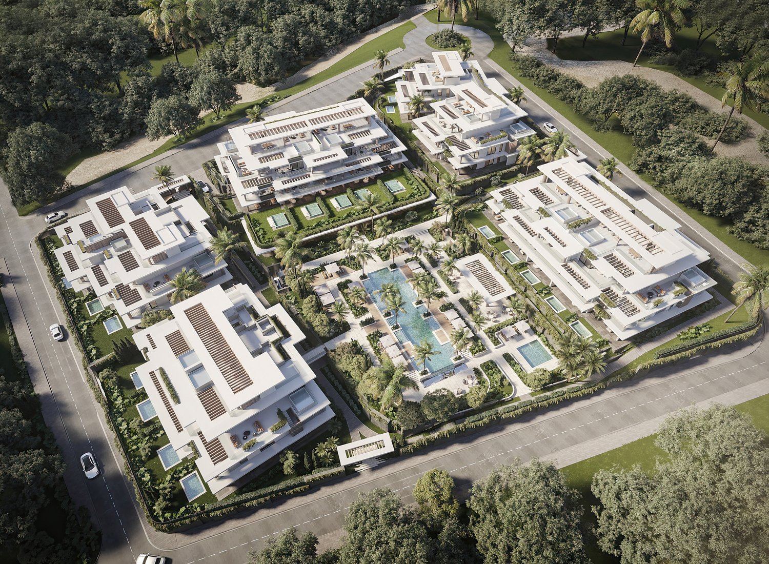 Lägenhet i Estepona, Malaga, Spanien 3 sovrum, 358 kvm. Nr. 134940