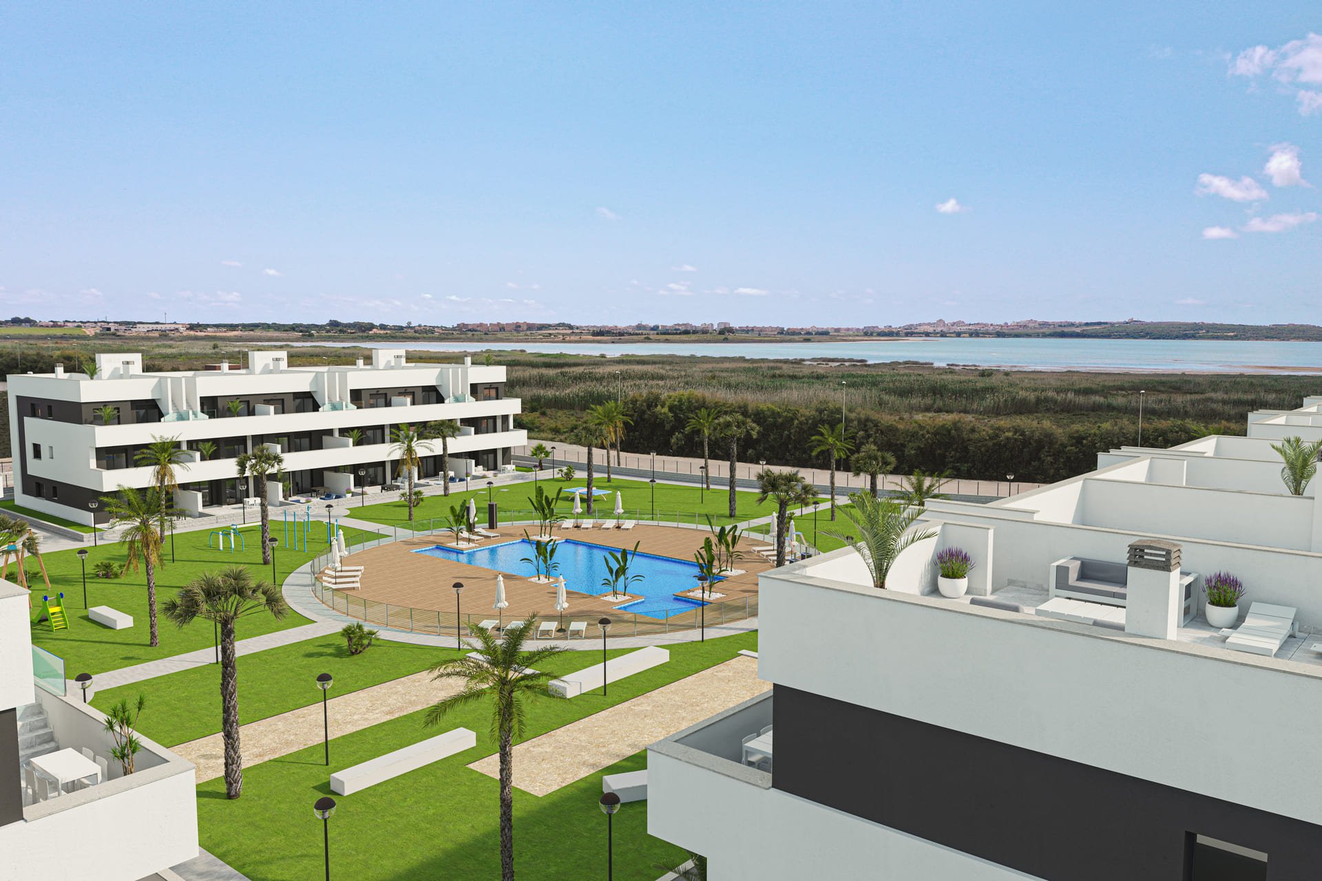 Apartment in Guardamar del Segura, Alicante, Spain 2 bedrooms, 85 sq.m. No. 117192