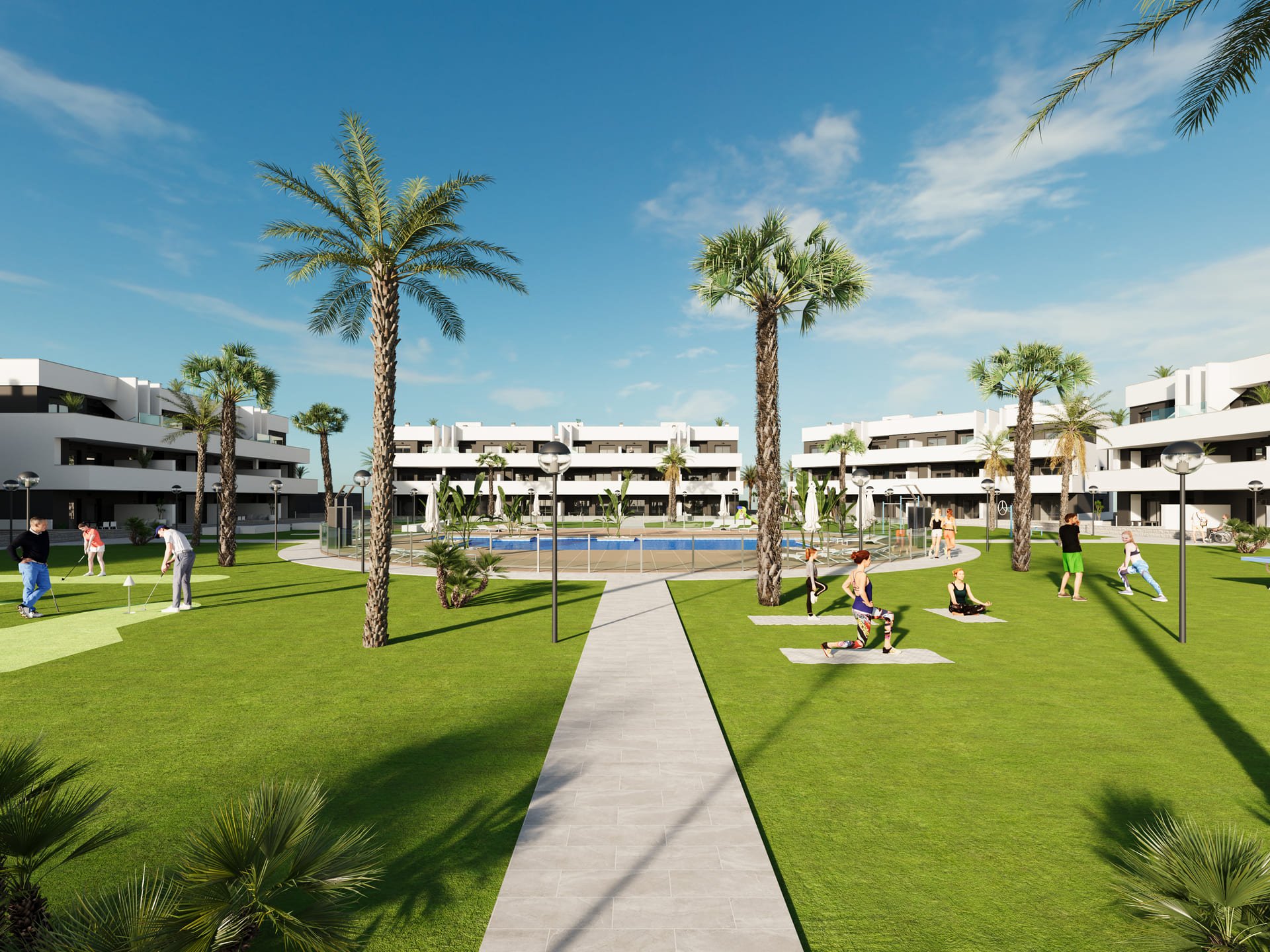 Apartment in Guardamar del Segura, Alicante, Spain 2 bedrooms, 85 sq.m. No. 117192