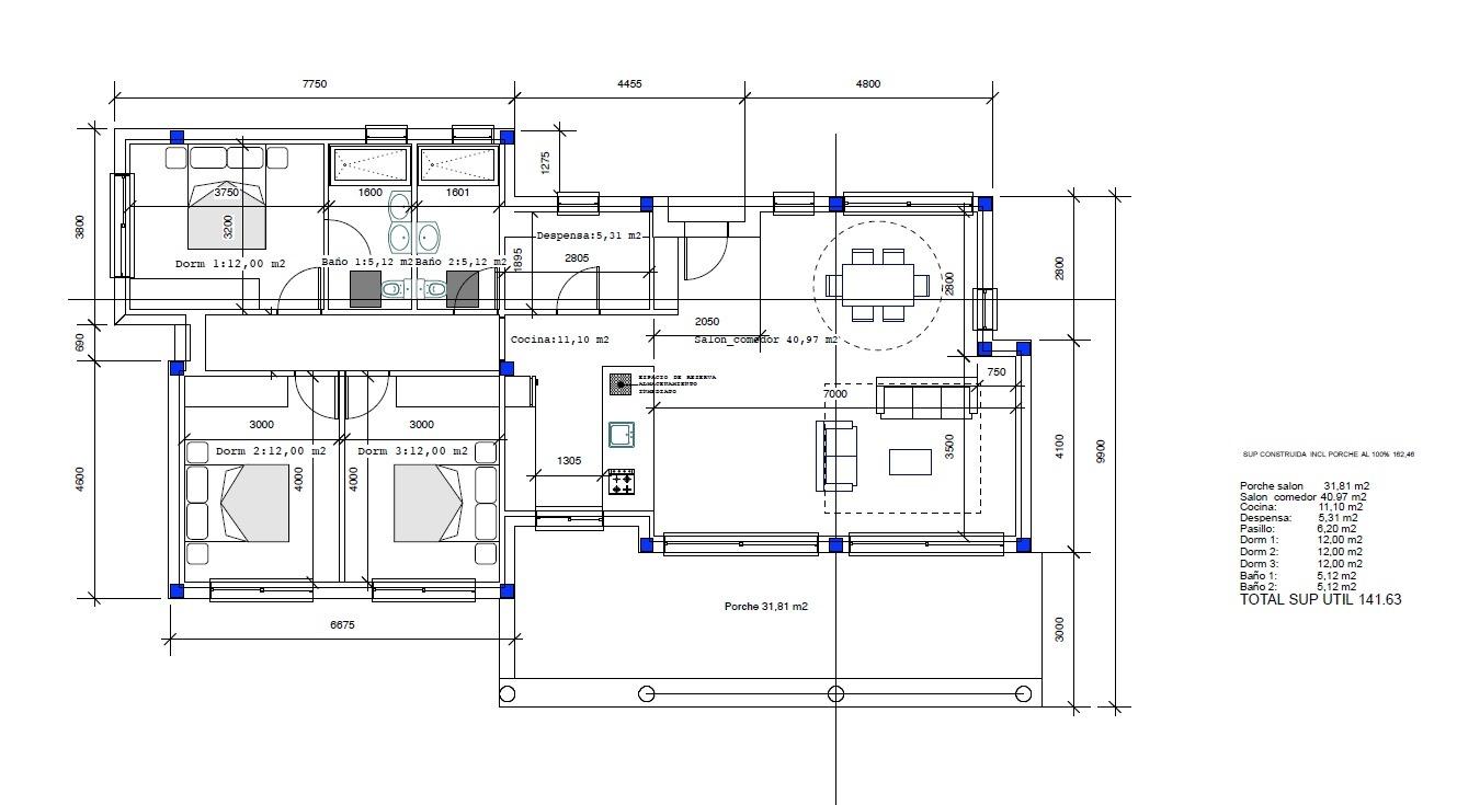 Villa in Pinoso, Alicante, Spain 3 bedrooms, 162.46 sq.m. No. 165679