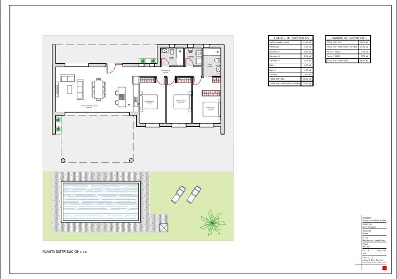 Villa i Pinoso, Alicante, Spanien 3 sovrum, 125 kvm. Nr. 165677
