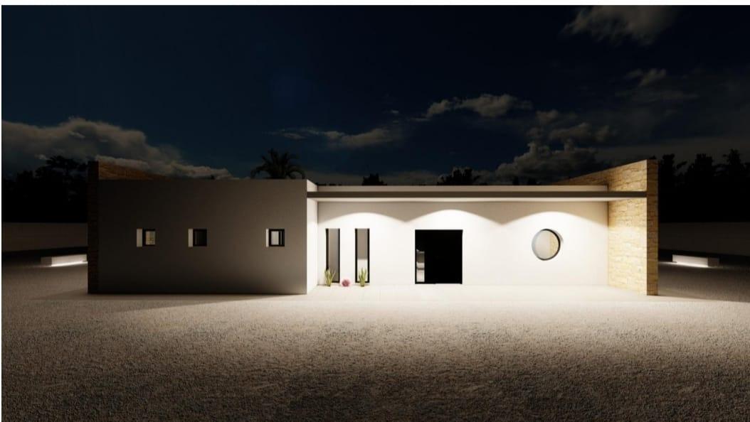 Villa i Pinoso, Alicante, Spanien 3 sovrum, 125 kvm. Nr. 165677