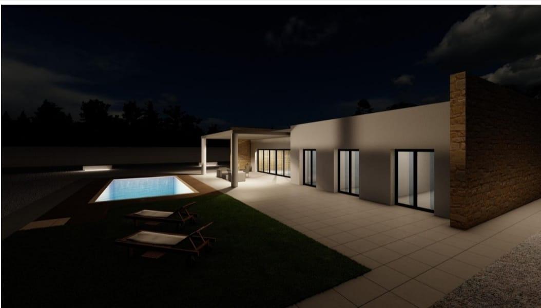 Villa i Pinoso, Alicante, Spanien 3 sovrum, 125 kvm. Nr. 165677