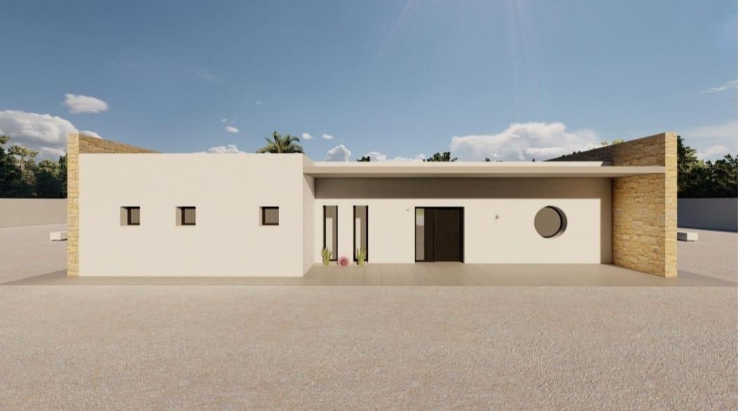 Villa i Pinoso, Alicante, Spanien 3 sovrum, 125 kvm. Nr. 165677