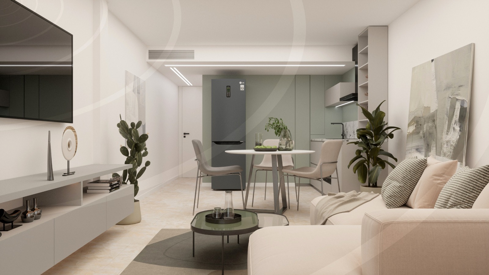Apartment in Alicante, Spain 2 bedrooms, 75 sq.m. No. 163323