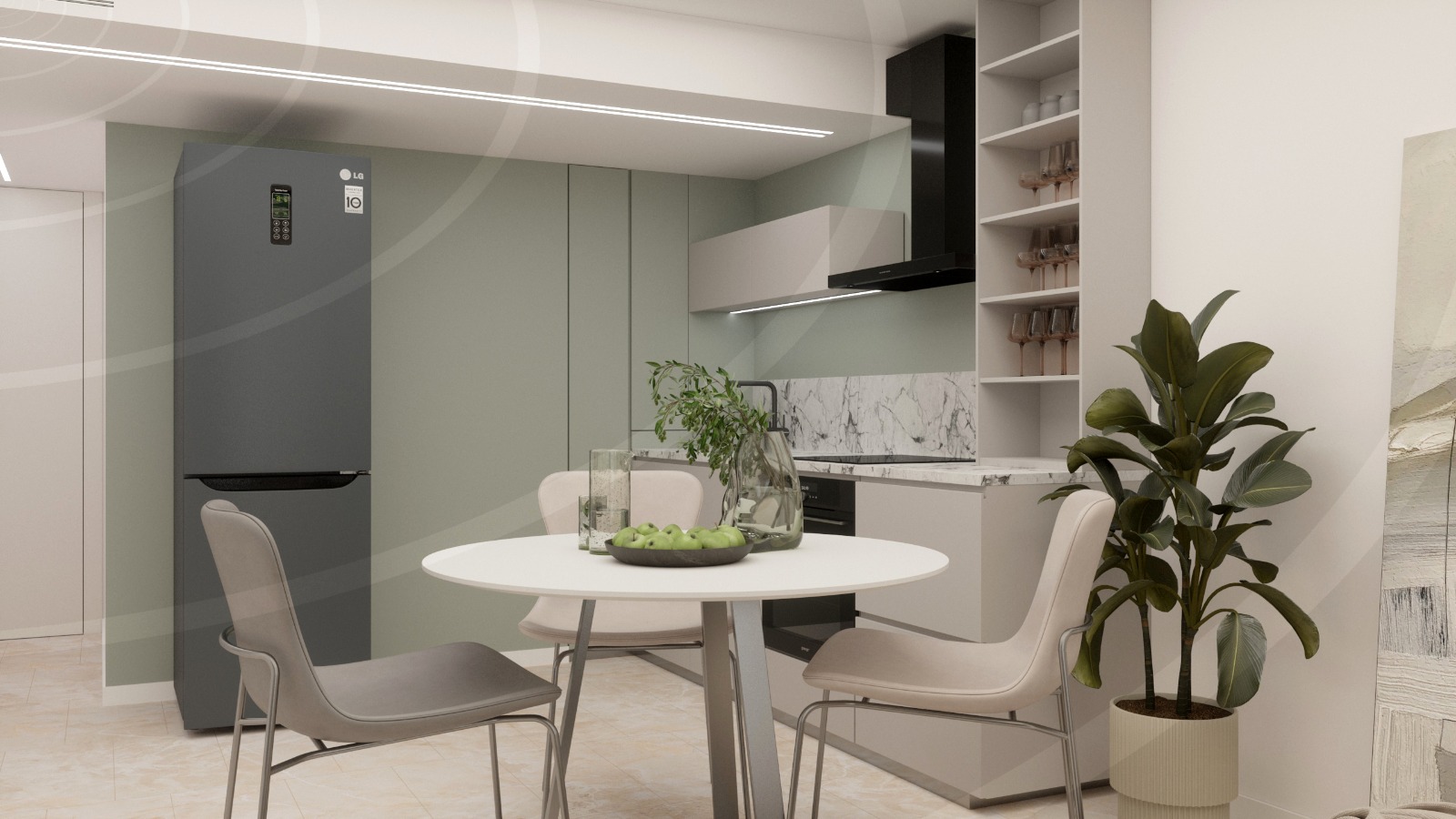 Appartamento a Alicante, Spagna 1 camera da letto, 84 mq. N° 163322
