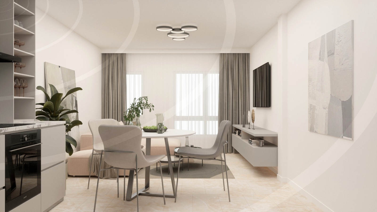 Appartamento a Alicante, Spagna 1 camera da letto, 84 mq. N° 163322