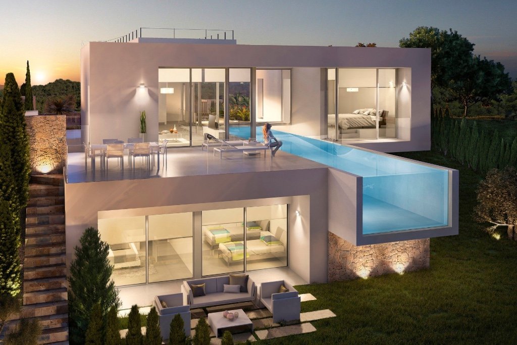 Villa i Campoamor, Alicante, Spanien 3 sovrum, 190 kvm. Nr. 144784