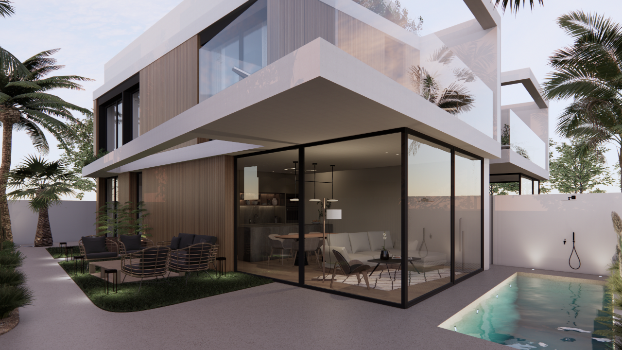 Villa i Torre de la Horadada, Alicante, Spanien 3 sovrum, 130 kvm. Nr. 80959