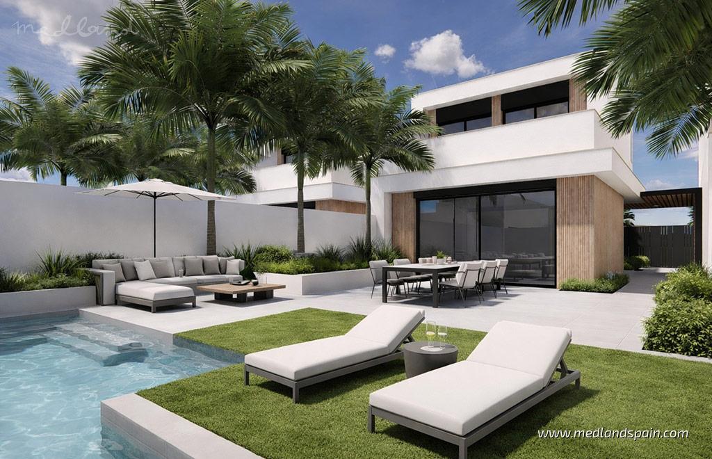 Villa a Los Alcazares, Murcia, Spagna 3 camere da letto, 115 mq. N° 164738