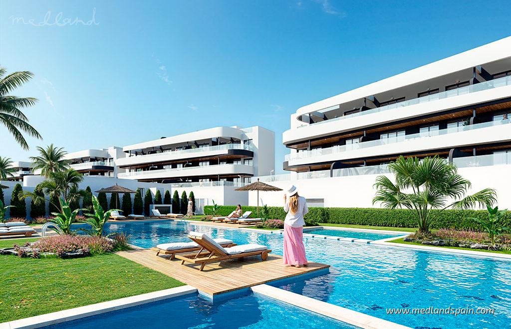Apartamento en Los Alcázares, Murcia, España 2 dormitorios, 86 m2 No. 164733