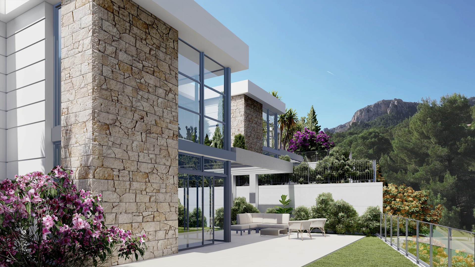 Villa à Polop, Alicante, Espagne 4 chambres, 163 m2 No. 136879