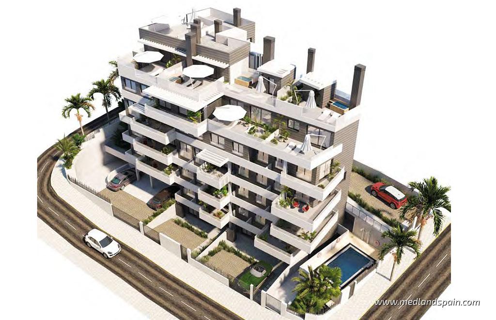 Квартира в Эстепона, Малага, Испания 3 спальни, 128м2 №146784