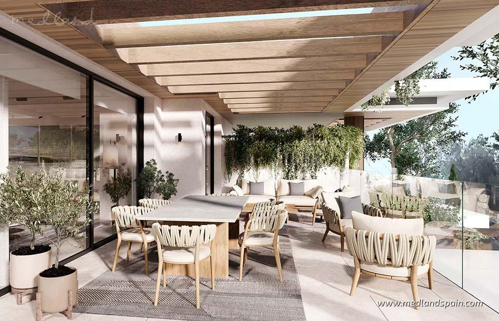 Appartamento a Estepona, Malaga, Spagna 3 camere da letto, 122 mq. N° 166177