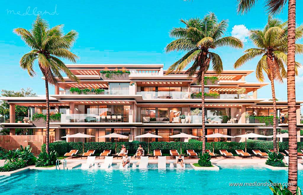 Huoneisto Estepona, Malaga, Espanja 2 makuuhuonetta, 104 m2 No. 166176