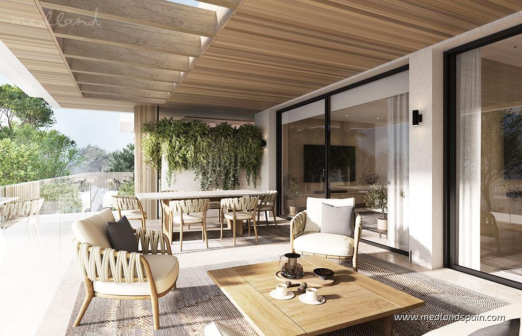 Huoneisto Estepona, Malaga, Espanja 2 makuuhuonetta, 104 m2 No. 166176
