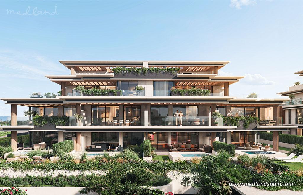 Apartament w Estepona, Malaga, Hiszpania 4 sypialnie, 143 mkw. nr 166175