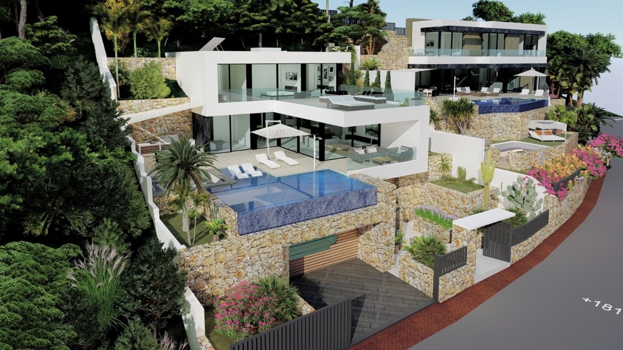 Villa en Calpe, Alicante, España 4 dormitorios, 440 m2 No. 80540