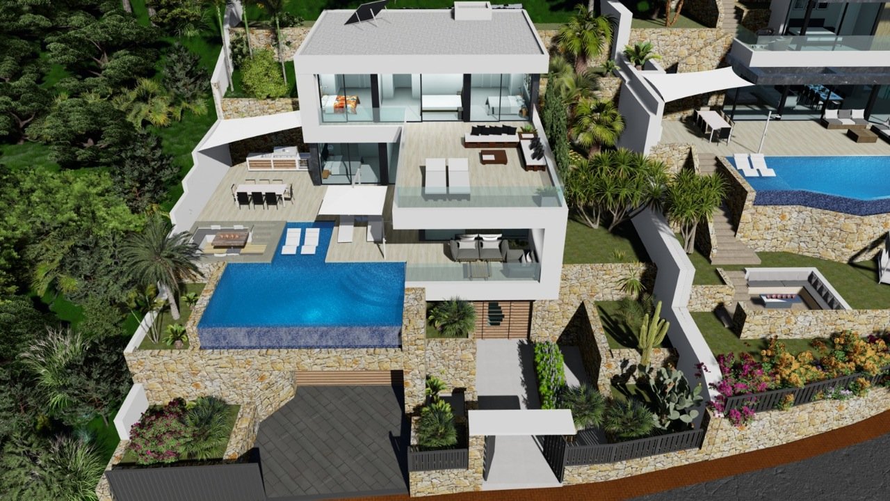 Villa en Calpe, Alicante, España 4 dormitorios, 440 m2 No. 80540