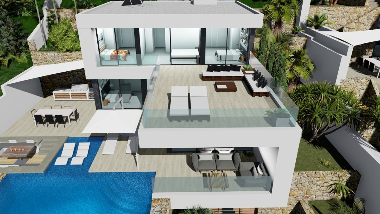 Villa en Calpe, Alicante, España 4 dormitorios, 440 m2 No. 80540