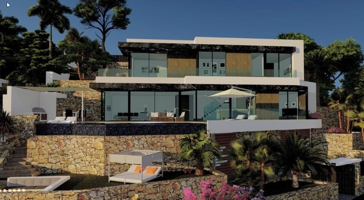 Вилла в Кальпе, Аликанте, Испания 4 спальни, 349м2 №80539