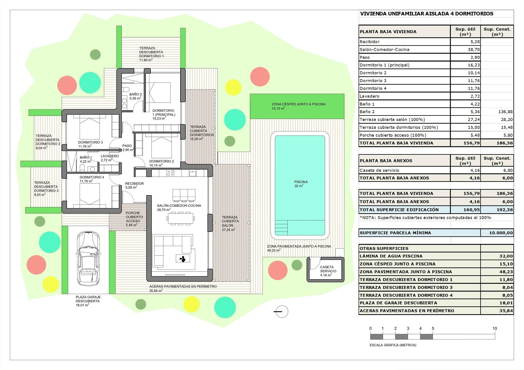 Villa in Pinoso, Alicante, Spain 4 bedrooms, 192 sq.m. No. 170604