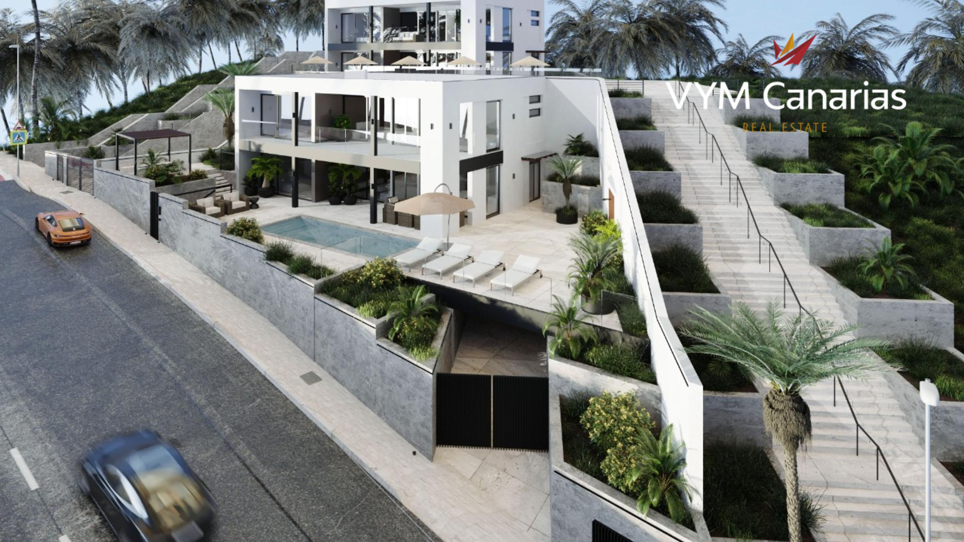 Villa i San Eugenio, Tenerife, Spanien 5 sovrum, 450 kvm. Nr. 67648