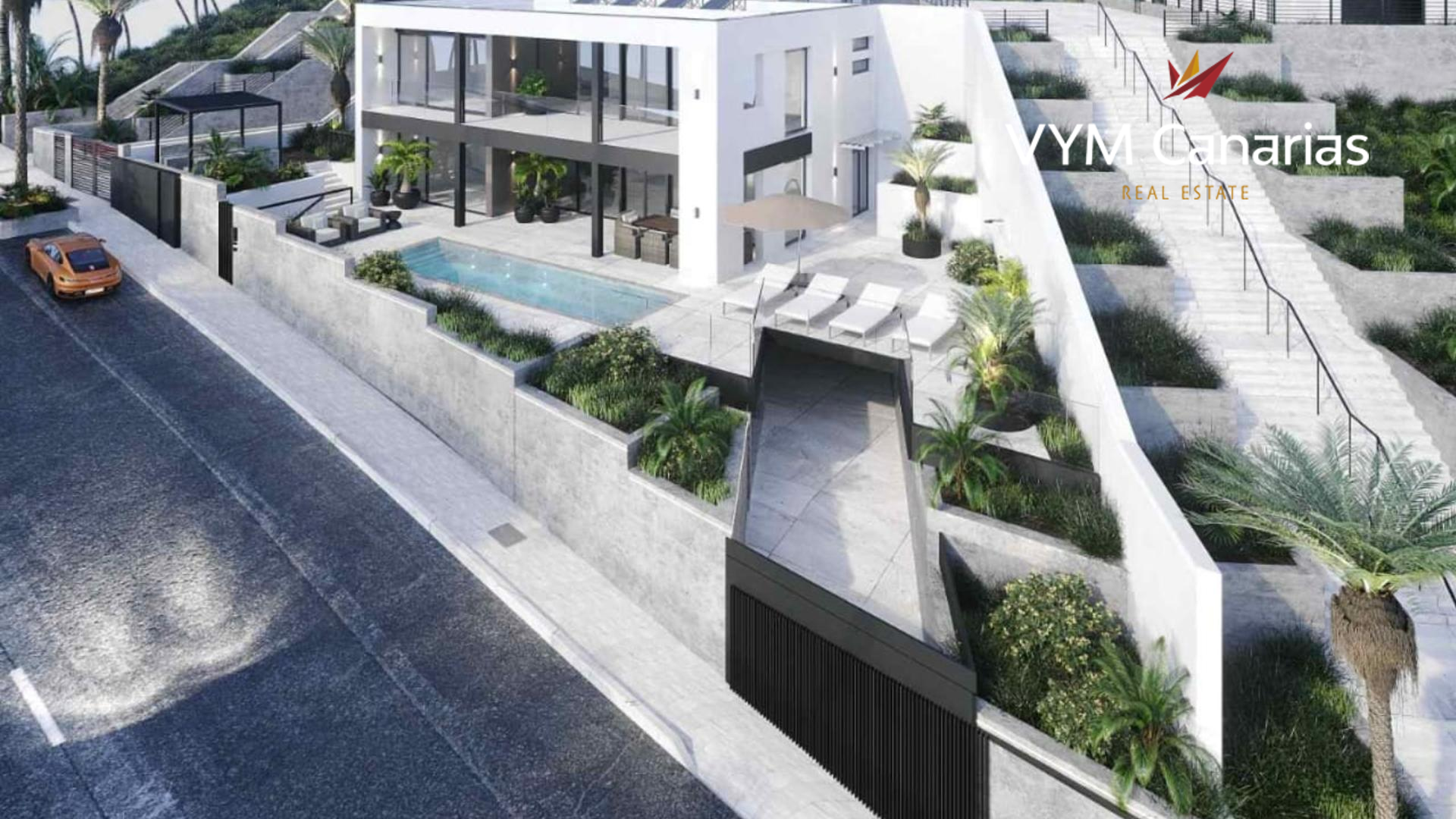 Villa i San Eugenio, Tenerife, Spanien 5 sovrum, 450 kvm. Nr. 67648