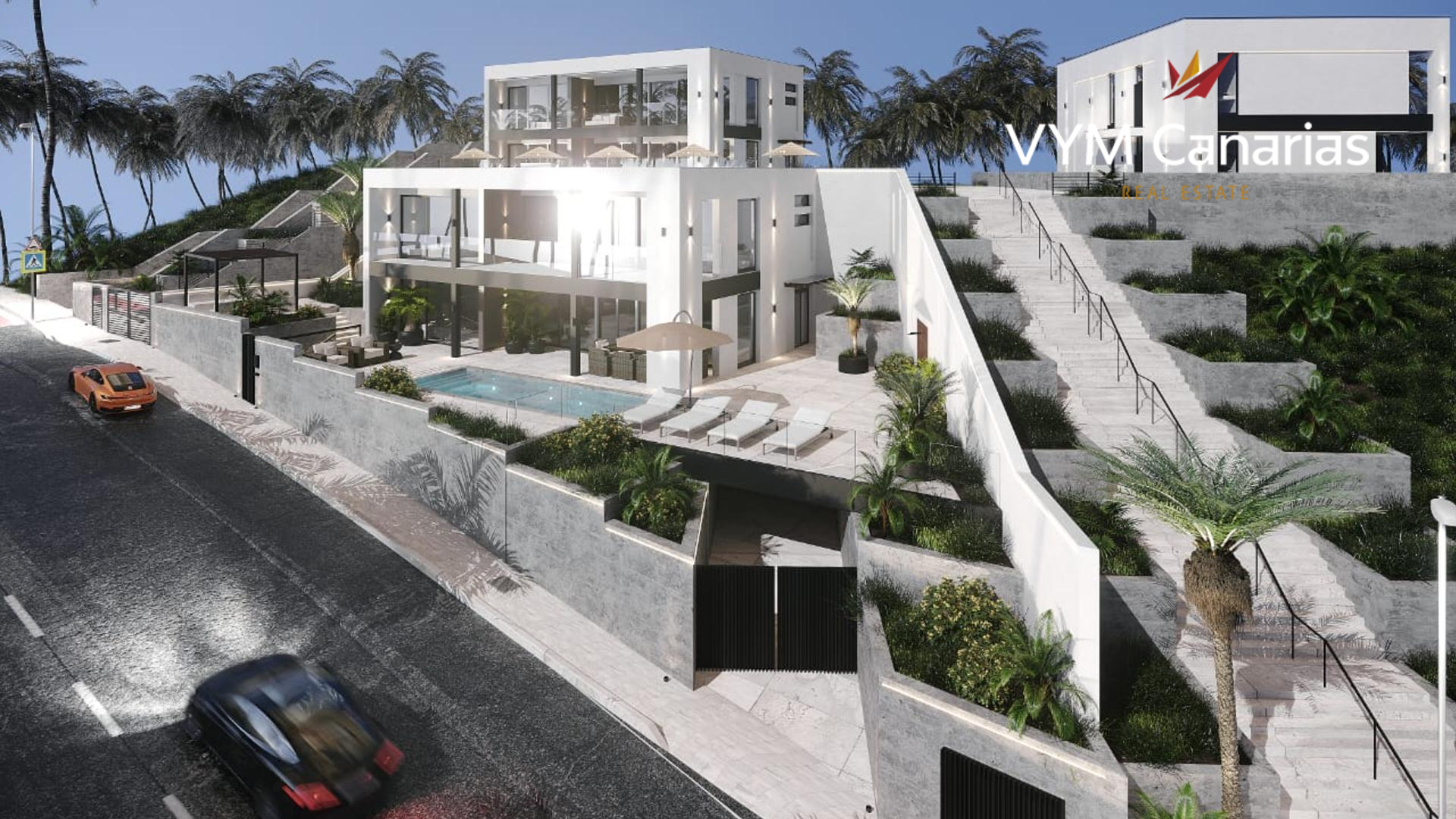 Villa i San Eugenio, Tenerife, Spanien 5 sovrum, 450 kvm. Nr. 67648