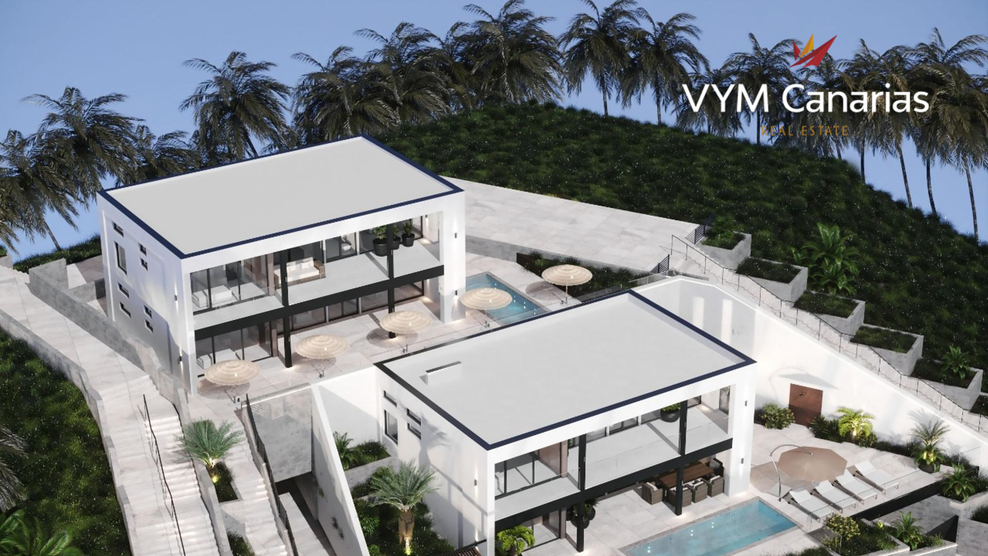 Villa i San Eugenio, Tenerife, Spanien 5 sovrum, 450 kvm. Nr. 67648