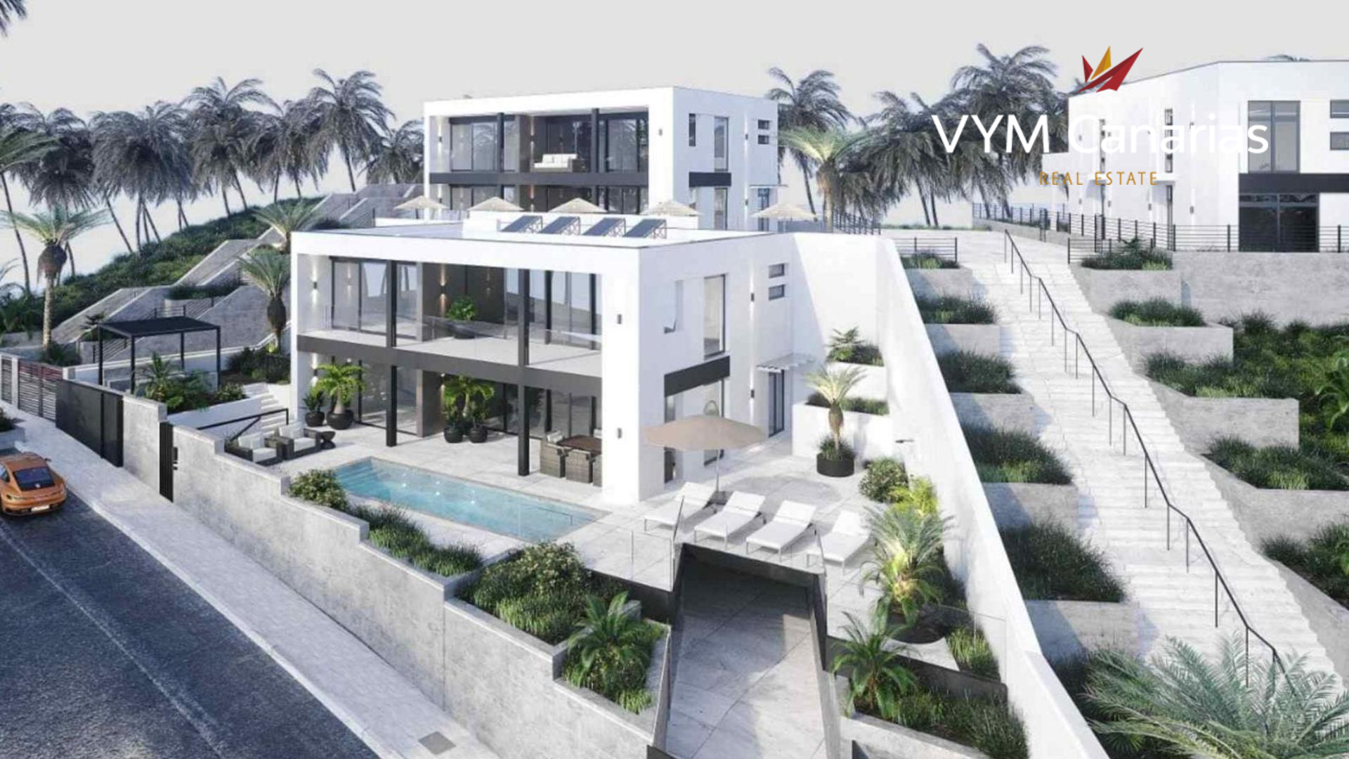 Villa i San Eugenio, Tenerife, Spanien 5 sovrum, 450 kvm. Nr. 67648