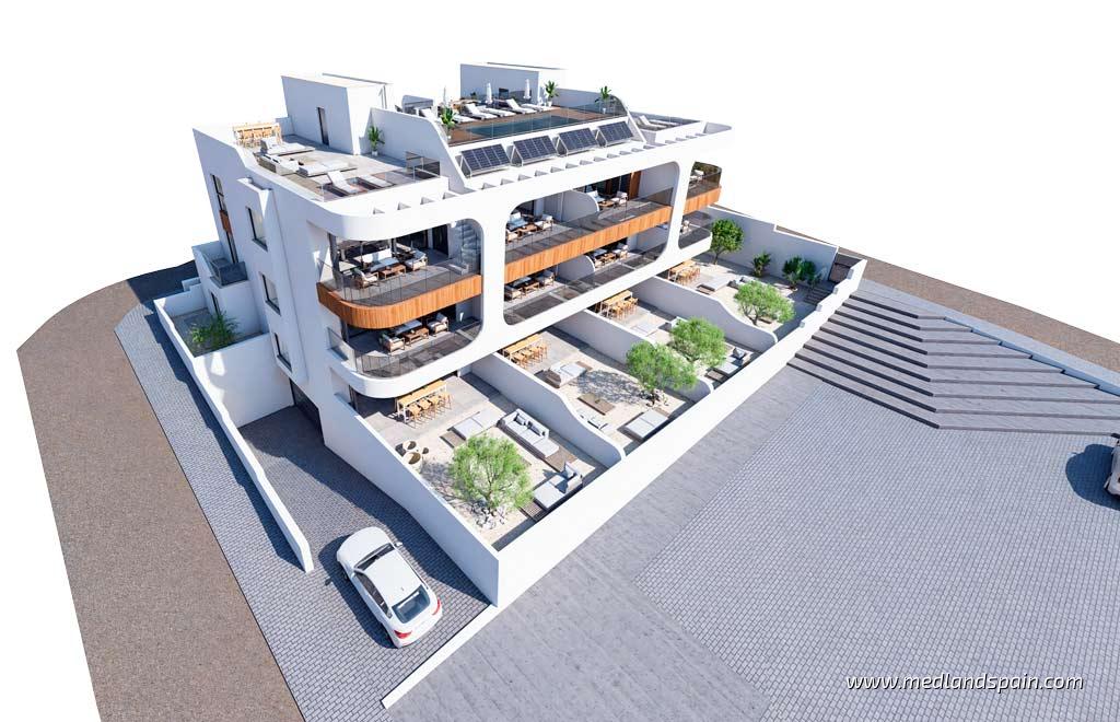 Appartamento a Benijofar, Alicante, Spagna 3 camere da letto, 84 mq. N° 177454