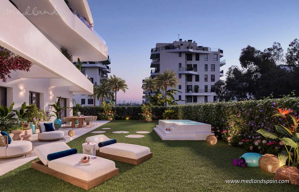Appartamento a Villajoyosa, Alicante, Spagna 3 camere da letto, 127 mq. N° 177459
