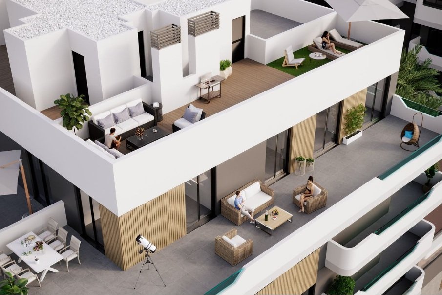 Dzīvoklis Santa Pola, Alicante, Spānijā 2 istabas, 72 m2 Nr. 145441