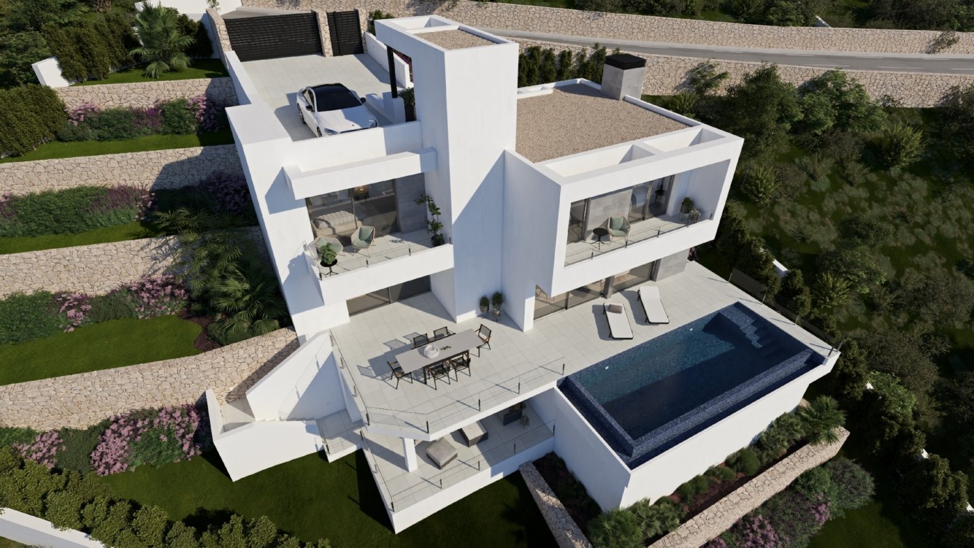 Villa i Benitachell, Alicante, Spanien 3 sovrum, 425 kvm. Nr. 179247