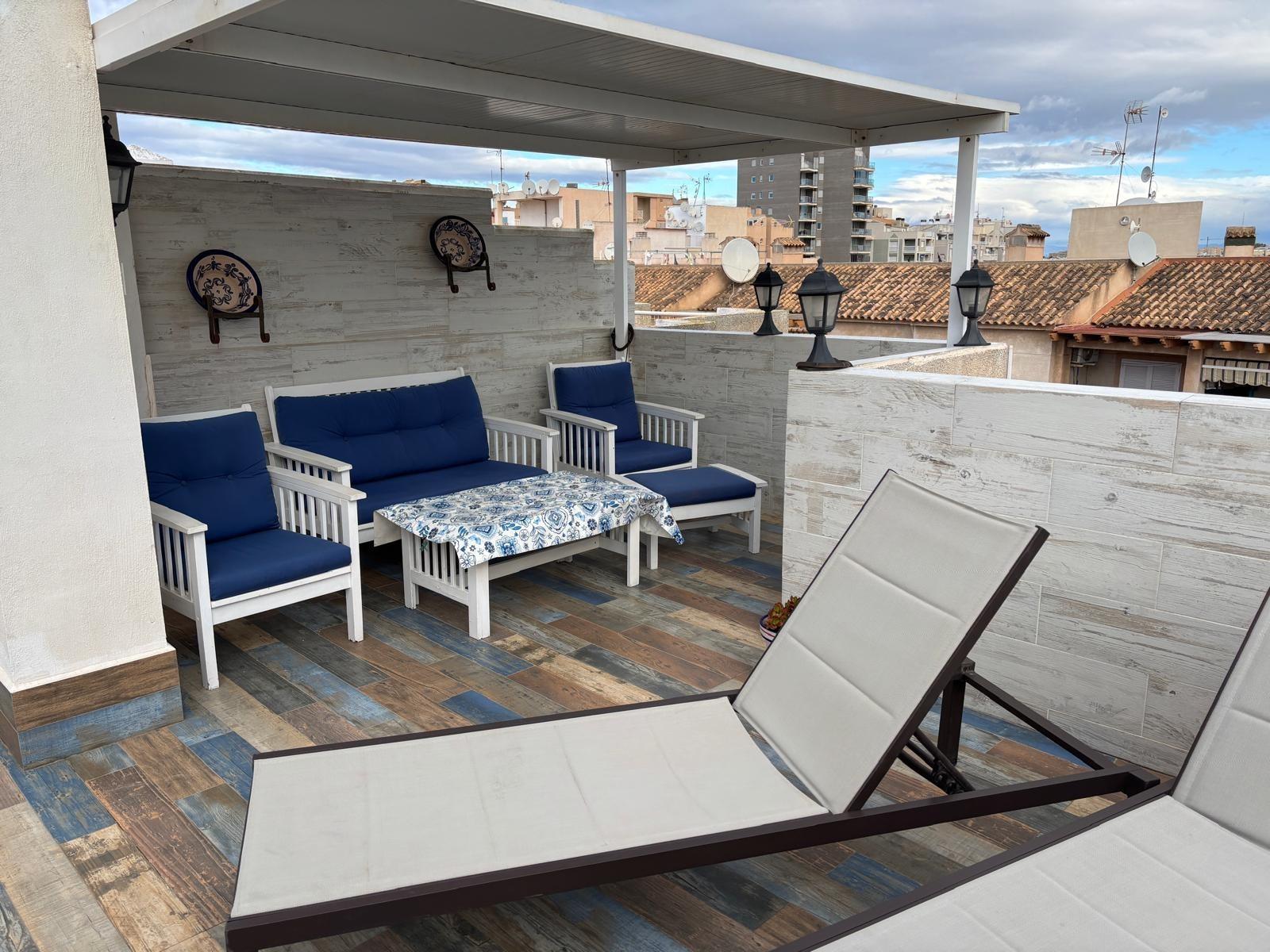 Takvåning i Nueva Torrevieja, Alicante, Spanien 2 sovrum, 65 kvm. Nr. 165870