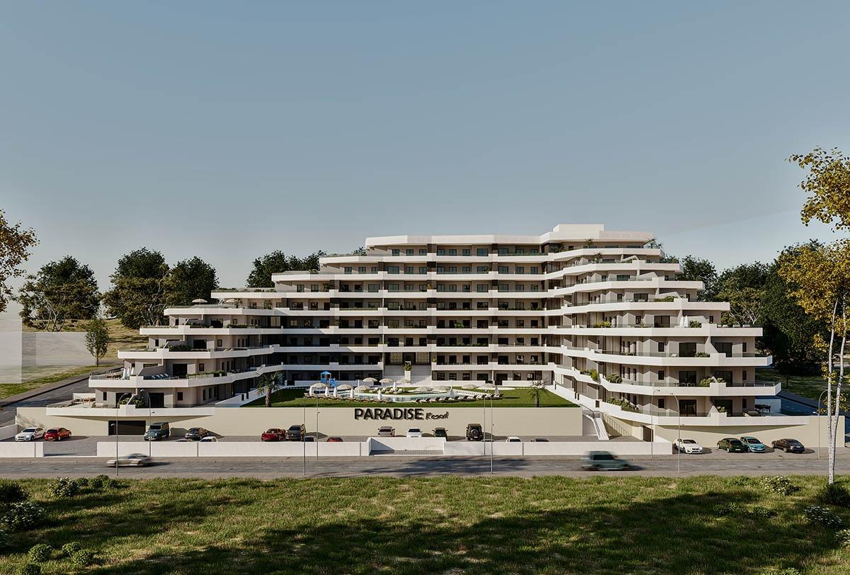 Lägenhet i San Miguel de Salinas, Alicante, Spanien 2 sovrum, 96 kvm. Nr. 165630