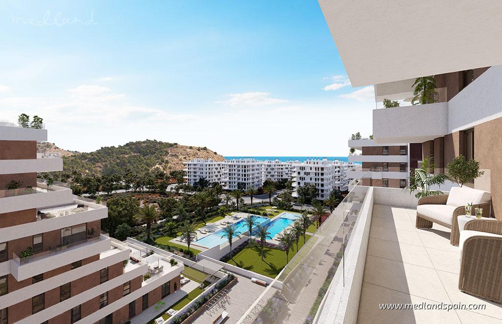 Huoneisto Villajoyosa, Alicante, Espanja 3 makuuhuonetta, 111 m2 No. 154402