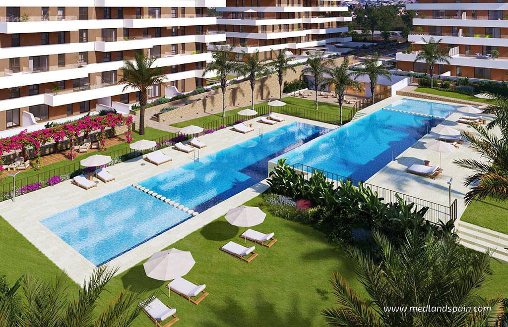 Huoneisto Villajoyosa, Alicante, Espanja 3 makuuhuonetta, 111 m2 No. 154402