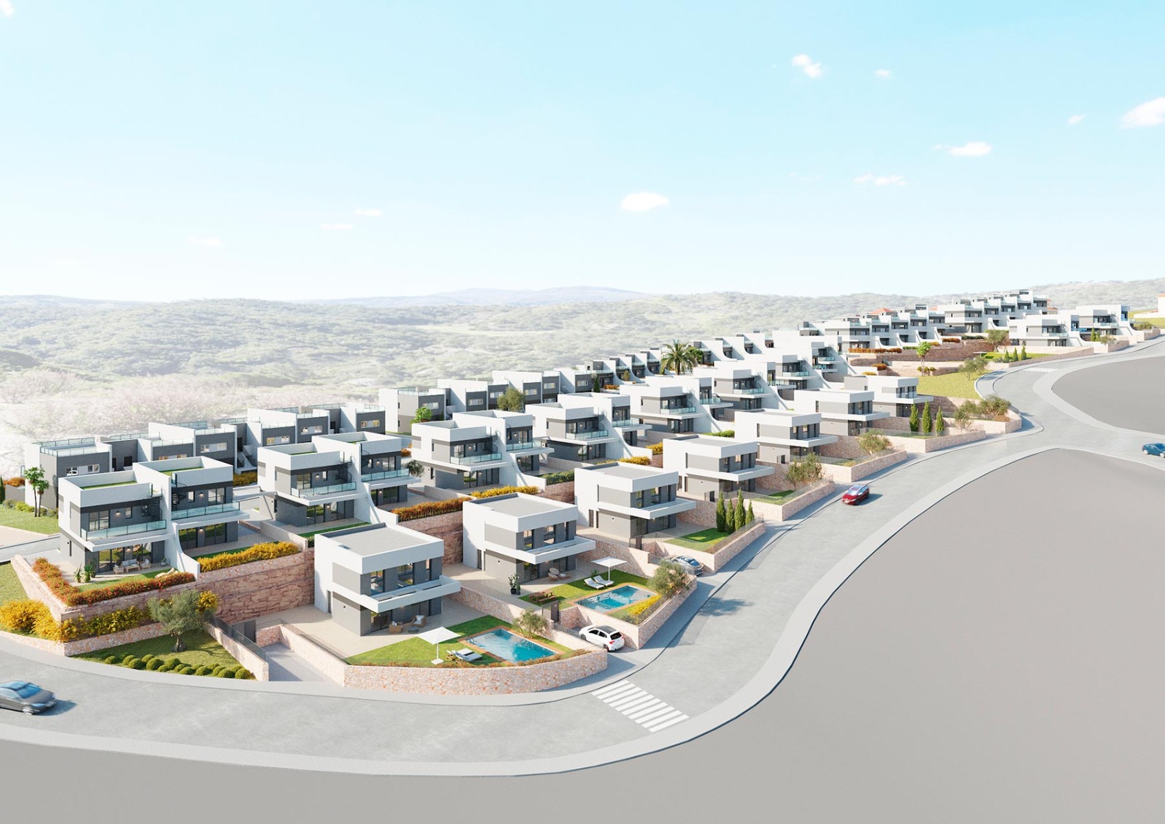 Вилла в Финестрат, Аликанте, Испания 4 спальни, 158м2 №112268